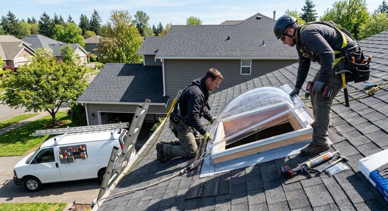 Dome Skylight Installation in Bellevue, WA